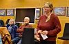 Gjertrud Svartveit Osmundsen er leiar i Sveio bondelag. Her er ho på eit informasjonsmøte tidlegare i haust.
