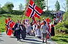 Frå 17. mai-toget i Sveio.