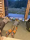 Glimt frå treningane. Foto: Privat