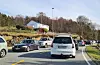 Bilkortesje frå Valevåg 11. april 2021.kortesje protest grendaskular opptog