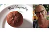 Å kasta frukta i søppelet var aldri eit alternativ ifølgje Ellen Kristine Kjærandsen Hagerup (innfelt bilete). Her har appelsinen fått fint selskap med ein tallerken frå Myklatun ungdomshus, også den av eldre dato.