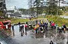 Plassen utanfor kommunehuset blei til ein konsertarena.