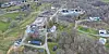 Dronefoto frå Tjernagel, 1. mai 2021.