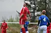 Frå kampen mellom Sveio og Sauda onsdag 11. mai.FOTO: TORSTEIN TYSVÆR NYMOEN