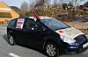 Bilkortesje frå Valevåg 11. april 2021.kortesje protest grendaskular opptog