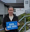 Ordførar Linn Therese Erve er med i TV-aksjonskomiteen. Det var mogleg å støtta aksjonen på marknaden.