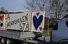 Bilkortesje frå Valevåg 11. april 2021.kortesje protest grendaskular opptog