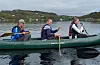 Jone Birkeland, Rune Valen og Caroline L. Haldin i farta.