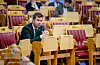 Landbruks- og matminister Geir Pollestad på Stortinget. Pollestad ønsker at Noreg skal bli meir sjølvforsynt.