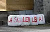 Bilkortesje frå Valevåg 11. april 2021.kortesje protest grendaskular opptog auklandshamn