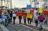 demonstrasjon skule skulenedleggjing engasjement skulestruktur8. mars 2021 kommunehuset
