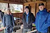 Hennie Frøland Førde hjelpte til i sekretariatet. Bestefar Thomas Førde er leiar i Sveio O-Lag. Vegard Havrevoll (t.h) sprang sitt tredje løp for Sveio O-lag og hadde meldt seg på den lengste løypa.