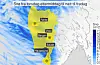 Det kan bli mykje snø om meldingane slår til. KART: METEOROLOGISK INSTITUTT
