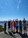 Kvart år er det tur til Hodnafjellet med dei eldste før dei begynner på skulen. FOTO: PRIVAT