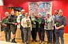 Frå venstre: Håkon Skimmeland, Tatsiana Kozel, Per Ove Økland, Linn Therese Erve, Anne Lise Økland, Olav Bergmål, Hanne Ingebrigtsen, John Tore Hovda Mølstre og Kristian Haaland.FOTO: PRIVAT
