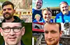 Oppe til venstre: Bernhard Endseth Nerland (Sveio Venstre), Lars Petter Lie (Sveio Høgre), Liv Kari Eskeland (Høgre) og Andre Mundal Haukås (Sveio Høgre).Nede frå venstre: Ole-Ørjan Hov (Sveio MDG) og Olav Østebø Olsen (Sveio SV). Foto: Morten Vågset Møller / Privat