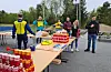 Dugnadsgjengen gjer seg klare. FOTO: IRENE FLATNES HALDIN