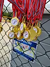 Medaljane er klare. FOTO: IRENE FLATNES HALDIN