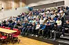 Samling oppstart av storkurset i auditoriet på Vigdartun.