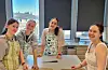 På kakekurs: Anne Synnøve Breistig, Cecilie Apeland, Ingrid Andrea Kvalvåg Panayiotou og Emmelin Hjelmeseter.