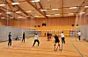 Volleyball var et av mange kurs i løpet av helga.