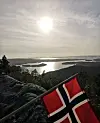 @linda.kristiansen.779 Avslutter naturligvis dagen her på Dreng🇧🇻❤️🇧🇻 #vestavindsveio