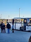 50 ungdommer dro med buss til Vikse på paintball-kurs.