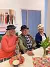 Eva Førde (t.v.), Hans Arne Våge og Liv Våge. FOTO: PRIVAT