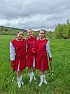 Frå venstre: Ingrid Andrea Kvalvåg Panayiotou, Cecilie Førre Apeland og Anne Synnøve Breistig.
