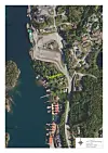 1. Vågaskåro – Vegen tek av frå Valevegen like før Valevåg ferjekai. Området har namnet Vågaskåra på kartet.FOTO: SVEIO KOMMUNE
