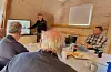 Dei frammøtte fekk presentert tal og fakta om Bremnes Seashore og tre av lokalitetane til Bremnes Seashore.