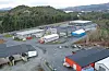 Hanaleite industriområde. Uteidyll vil ha utstilling i det nyaste bygget, som er til høgre i bildet.