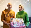 Adventkalenderar er fint for barna, meiner Oksana og sambuaren Vasyl.