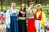 Fæbrik, som består av f.v. Ingrid Bergtun, Ingrid Vik Lysne, Jenny Skavlan og Mari Nordén, starta den store trenden med festdrakter.