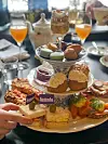 Afternoon Tea var eitt av tilboda på Stranda.