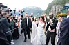 Politiet i Møre og Romsdal stod for sikkerheita i bryllaupet til prinsesse Märtha Louise og Durek Verrett.