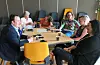 Ordførar André Mundal Haukås opna fagdagen og var med heilt til gruppearbeidet på slutten av dagen.