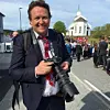 Redaktøren i aksjon . FOTO: BENT RUNE SINNES