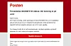 Svindlarane er proffe, og i farten er det fort gjort å tru at dette er ei ekte melding. Men her manglar til dømes Posten-logoen.