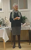 Haldri Karin Engenes frå Bømlo har hatt verv på alle nivå i Norges kvinne- og familieforbund. Foto: Brit Oddrun Stuve