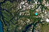 Skjelvet er lokalisert til Mjølfjell, som ligg aust i Raundalen i Voss herad i Vestland fylke.