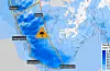 Det blir ein våt og vindfull inngang til den kommande veka. Kart: Meteorologisk institutt