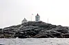 Ryvarden har vore eit seglings- og kjennemerke i over 1100 år. Historia fortel at Ramna-Floke i 869 bygde ein varde på Ryvarden før han reiste med skipa sine til Island første gongen. Foto: Kari Haukås