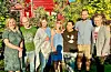 Engasjerer seg for solidaritet med Ukraina og Palestina, frå venstre: Silvia Karlsen, Marco Thomas, Viktoria Beshyr, Liv Marit Økland, Susan Abdallah, Håvard Tvedte og Jane Jünger.