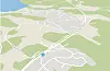 UP stilte seg opp omtrent der den blå prikken er plassert.ILLUSTRASJON: DATAWRAPPER/VESTAVIND