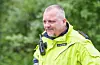 Stasjonsmester John Anders Semb ved Sveio brannstasjon var ansvarleg for demonstrasjonen i Vigdarvatnet.FOTO: TORSTEIN TYSVÆR NYMOEN