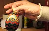 Egga har mange ulike mønster. Fleire av egga har småe prikkar, og det er typisk for egg frå Ungarn. Nokre av dei har andre ursymbol som til dømes sola og stjerner.