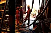 Frå boredekket på Oseberg B i den sørlege delen av Oseberg-feltet. Arkivfoto: Marit Hommedal / NTB / NPK