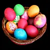 Desse dekorerte egga er frå Bulgaria. Tradisjonen med å dekorera egg står sterkt særleg i Aust-Europa.