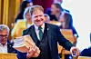 Kommunal- og distriktsminister Sigbjørn Gjelsvik (Sp) la tysdag fram stortingsmeldinga om distriktspolitikk. FOTO: TERJE PEDERSEN / NTB/ NPK